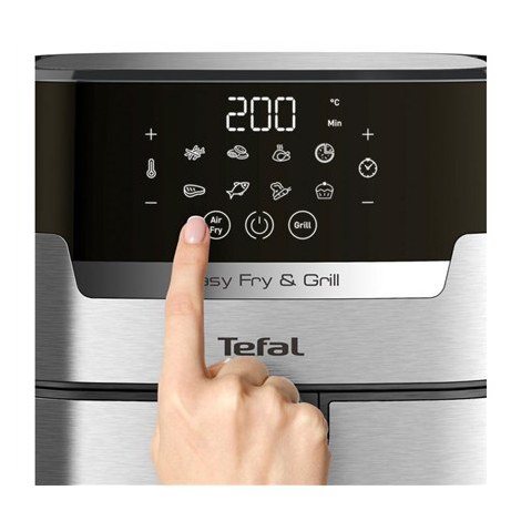 TEFAL | EY505D15 | Air Fryer with Grill | Power 1400 W | Capacity 4.2 L | Stainless Steel - 2